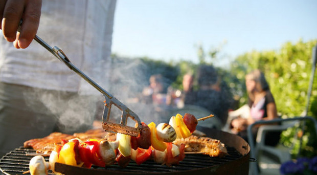 barbecue in giardino